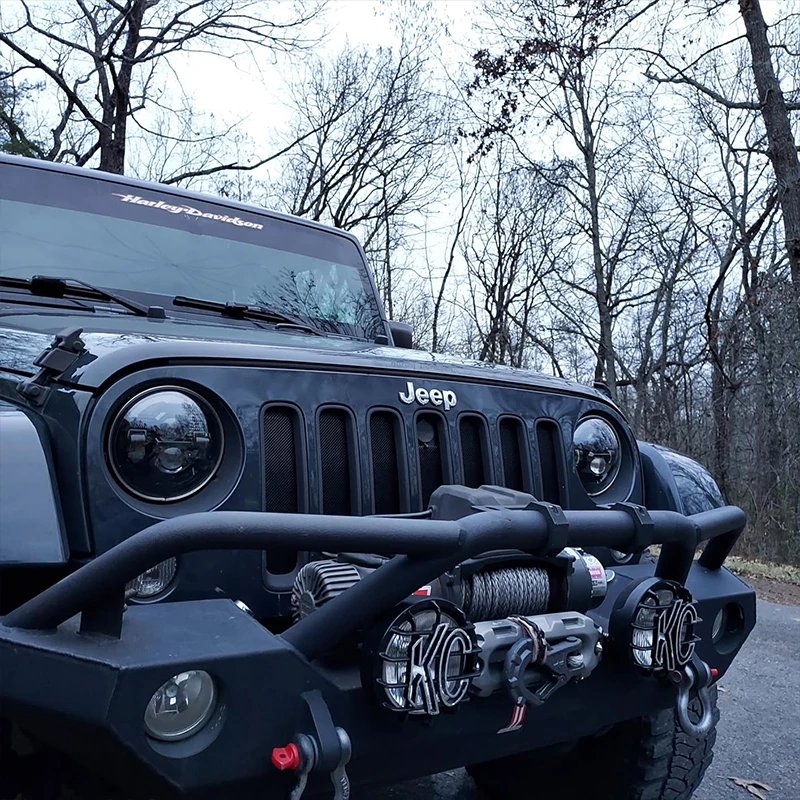 Jeep JEEP Wrangler JK new LED lens headlights non-destructive installation headlights