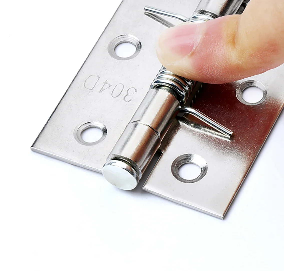 

Пружинные петли из нержавеющей стали, автоматический соединитель для возвратной двери, ящик, мебельный шкаф, петли, фурнитура, аксессуары