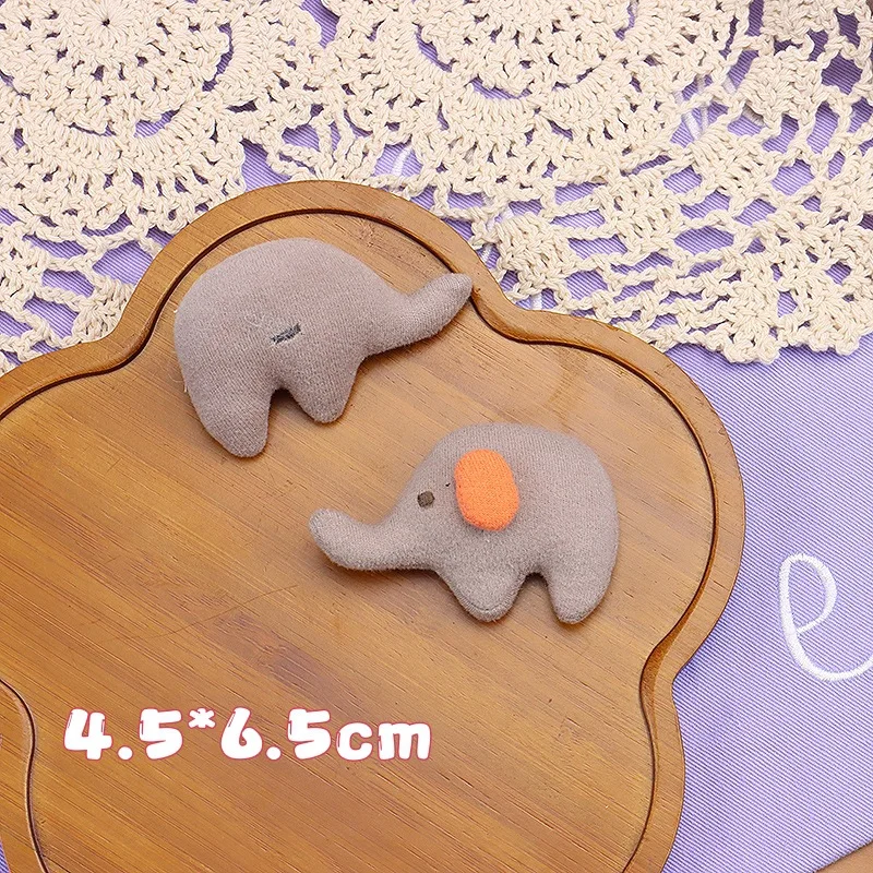 جديد النمط الياباني لطيف الفيل بروش اليدوية الكرتون الحيوان النسيج دبوس ل مشبك شعر قبعة DIY بها بنفسك الملابس الزينة