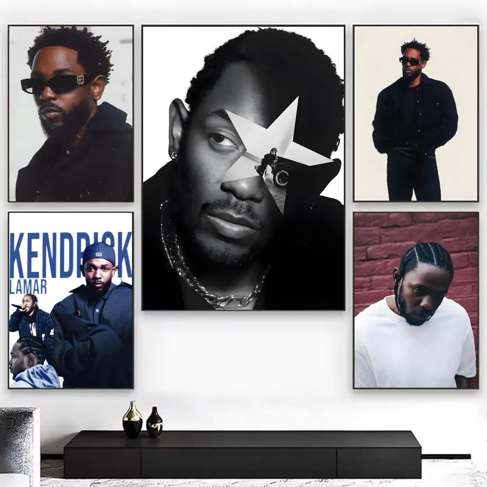 Rapper K-k.Dot Kendrick Lamar Poster Chic Aesthetic Self-Stick Wall Poster Bedroom & Dorm Room Decor