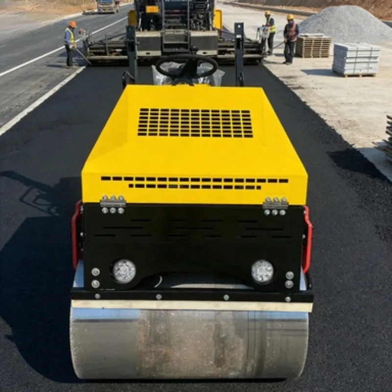 Single Drum Road Roller Vibratory Compactor Heavy Duty Soil Asphalt Roller Construction Equipment Diesel Engine