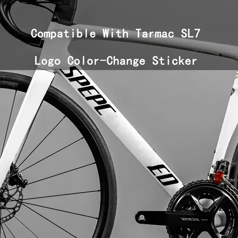 For Specialized Tarmac SL7 Road Bike Frame, Waterproof Color Change Logo Stickers Decals Wrap, Compatible Decoration Kit