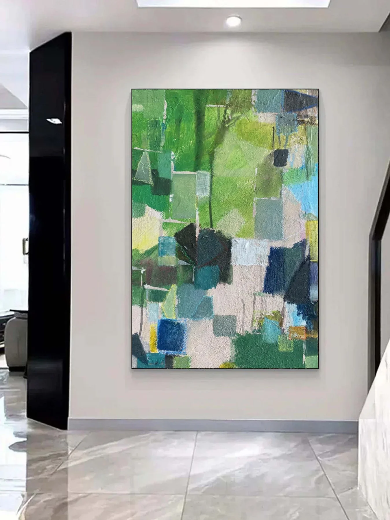 

Текстурированная ручная роспись на холсте, большая абстрактная красочная современная холст, настенное искусство для декора гостиной, спальни