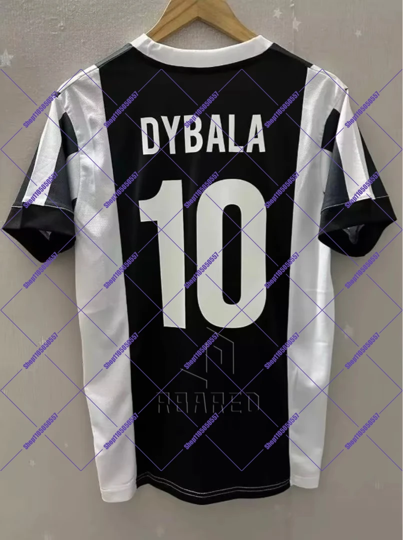 Juve 15_16 Camiseta retro, retro clásica, D. # 10,3D, unisex, camiseta de fútbol, Maillot De Foot, edición de coleccionistas, leyenda, para fanáticos
