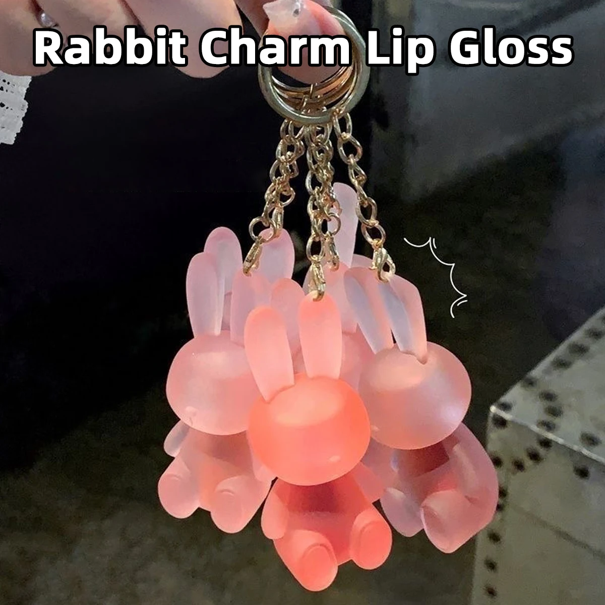 Gege Bear Rabbit Velvet Matte Lip Glaze Schattige Bear Verpakking Fluweel Matte Make-up Effect Langdurige kleur zonder last