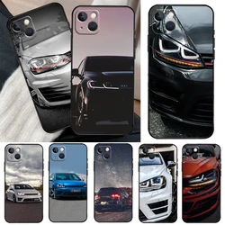 Sport Car Golf 7 Case For iPhone 16 15 14 Pro Max Plus 13 Pro Max 11 12 Mini Cover Coque