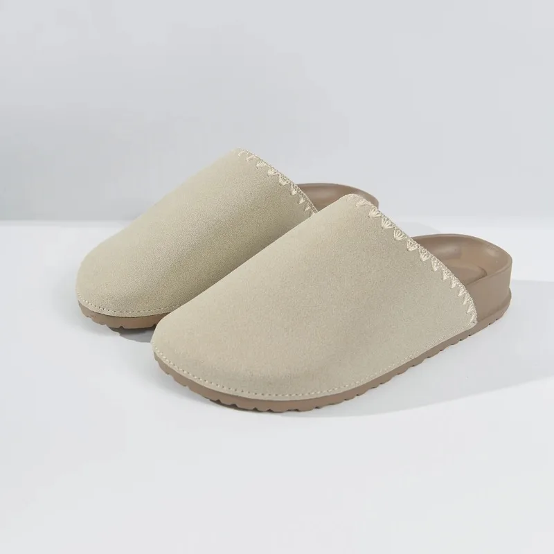 

Женские туфли-слипоны на платформе с круглым носком, для бега и ходьбы, сандалии в стиле ретро, дизайнерская обувь, осенние новые шлепанцы для женщин 2026