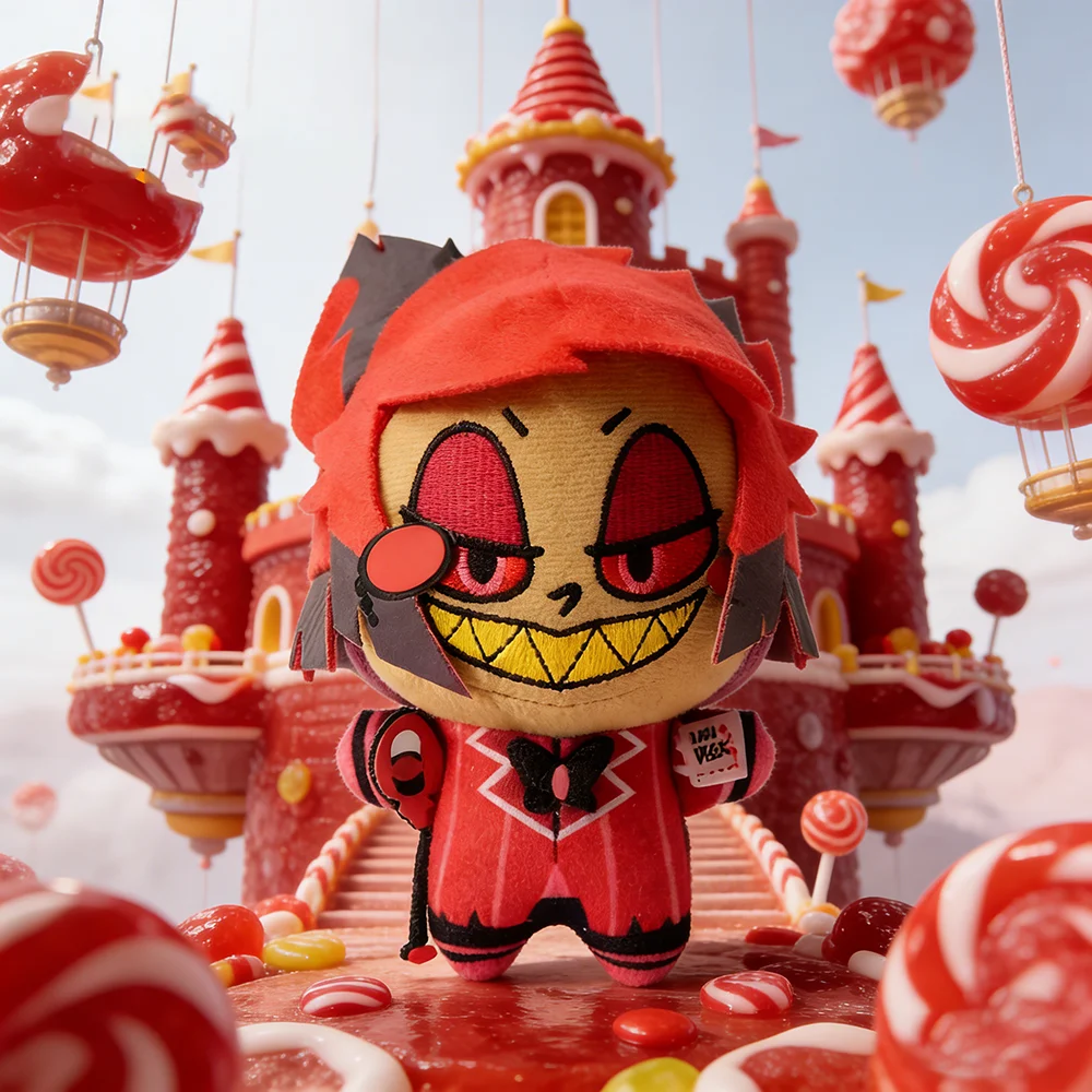 

Hazbin Hotel Аниме Аластор Плюшевая кукла Орнамент Мягкая игрушка Сумка Брелок Коллекционная аниме Периферийные устройства Дети Друзья Подарок на день рождения