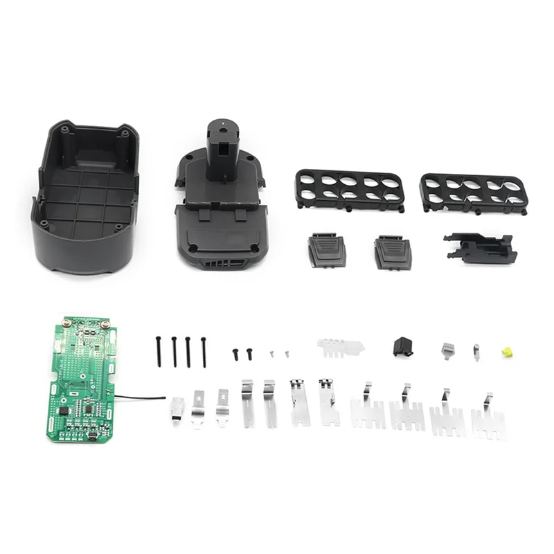 P108 Li-Ion Battery Plastic Case Charging Protection Board Kit for RYOBI 18V P103 P118 BPL-1815