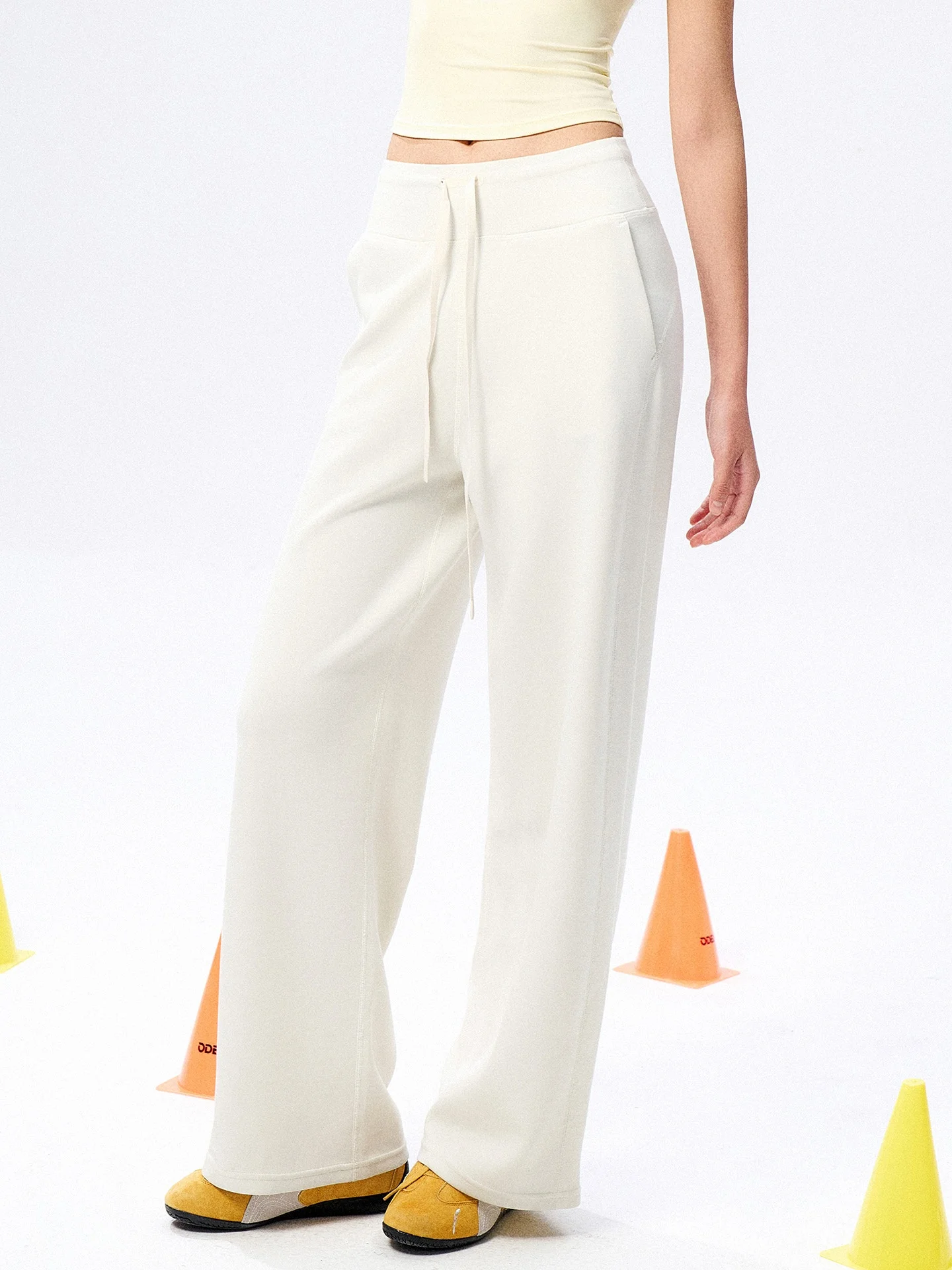 

Женские спортивные брюки с высокой талией и широкими штанинами, новые, модные, для похудения, для фитнеса, для бега на открытом воздухе, для тренировок, длинные