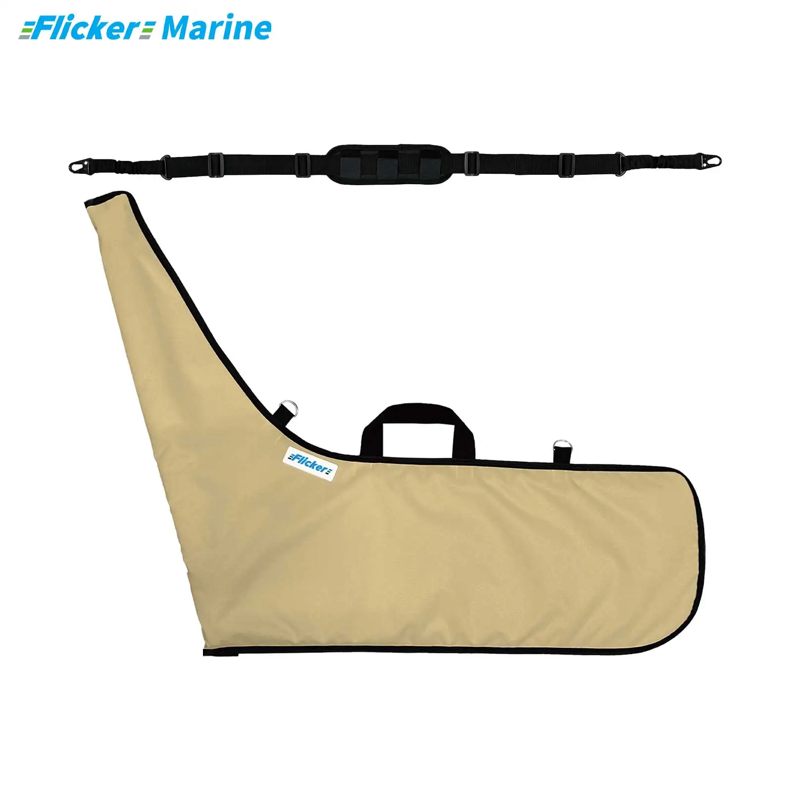 Flicker Rudder Bag Compatible with Optimist Dinghy Sailboat Padded Carry Storage Case for Rudder Sailing Accessories