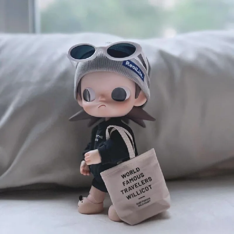 for Cool Cool Gazi Sister zsiga1/8 Kid dress grey hat Cool Black style set cute cartoon doll dressing up kid dress replacement