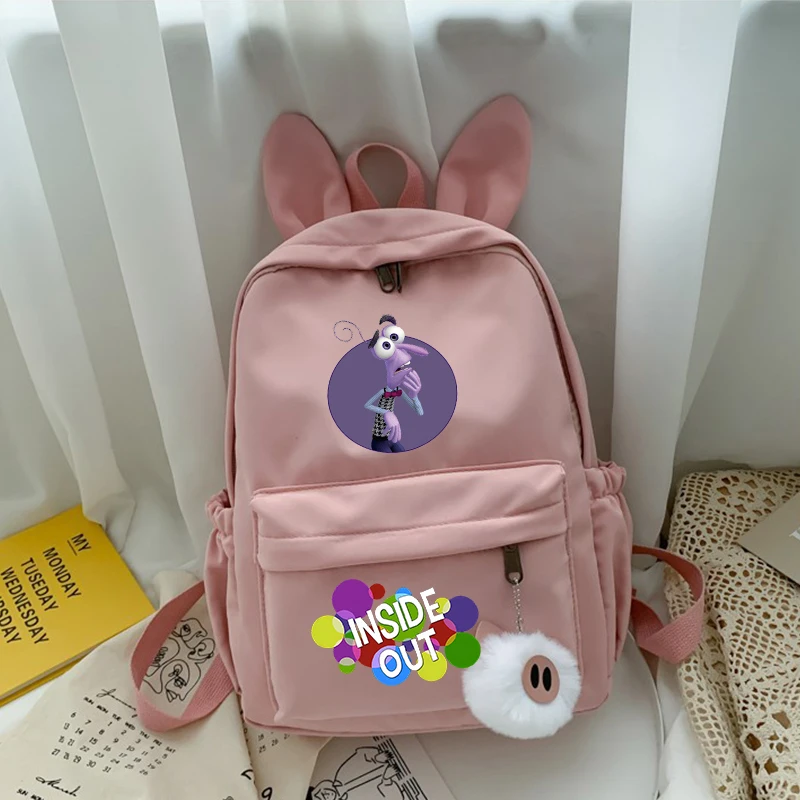 Disney Inside Out zaino per bambini bambini zaini scuola Kawaii Anime Joy Angry zaino Cartoon School Bags regalo di compleanno