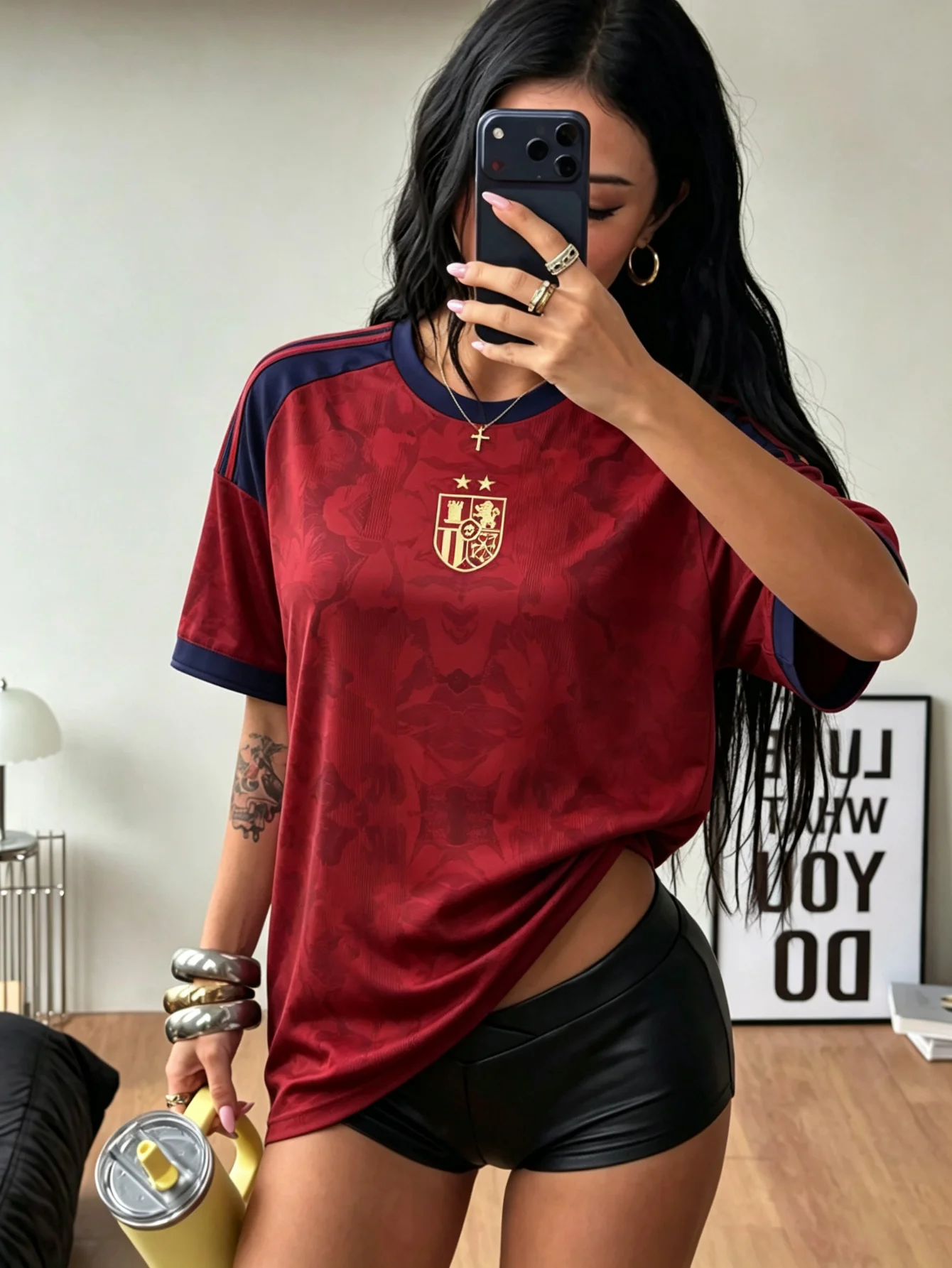 Lamine Yamal #19 2026 Spain 2 Star Champion Fan Football Jersey Men's Woman's Breathable Quick-dry Y2k Summer Sports T-Shirt