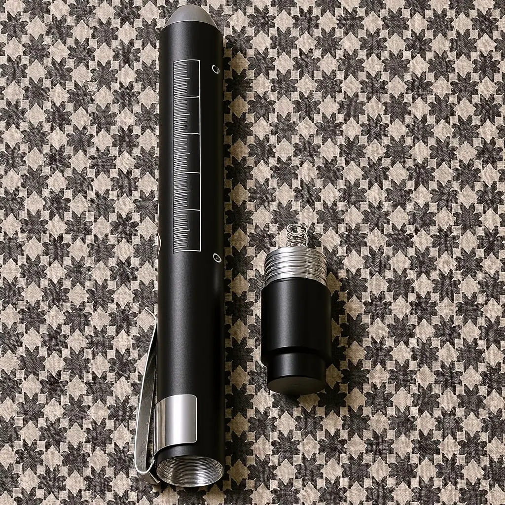 1Pcs Doctors Pen Flashlight Black White LED Medical Pen Light for Nurse Doctor Pocket Clip Ear Pupillary Exam