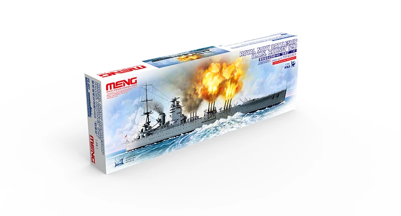 Meng PS-001 1/700 Royal Navy Battleship HMS Rodney 29 Super war Hobby Toy Modelo de plástico Kit de montagem de construção presente