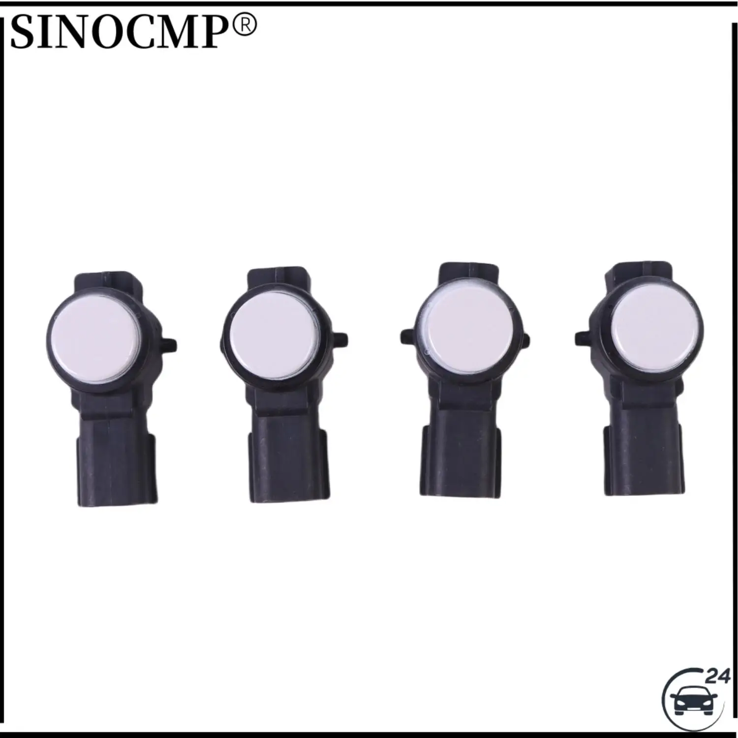 

4pcs Parking Sensor Silver 23428268 For GMC Chevy Silverado Cadillac Buick 23428268 Electric Bumper Aid Backup Radar Sensor