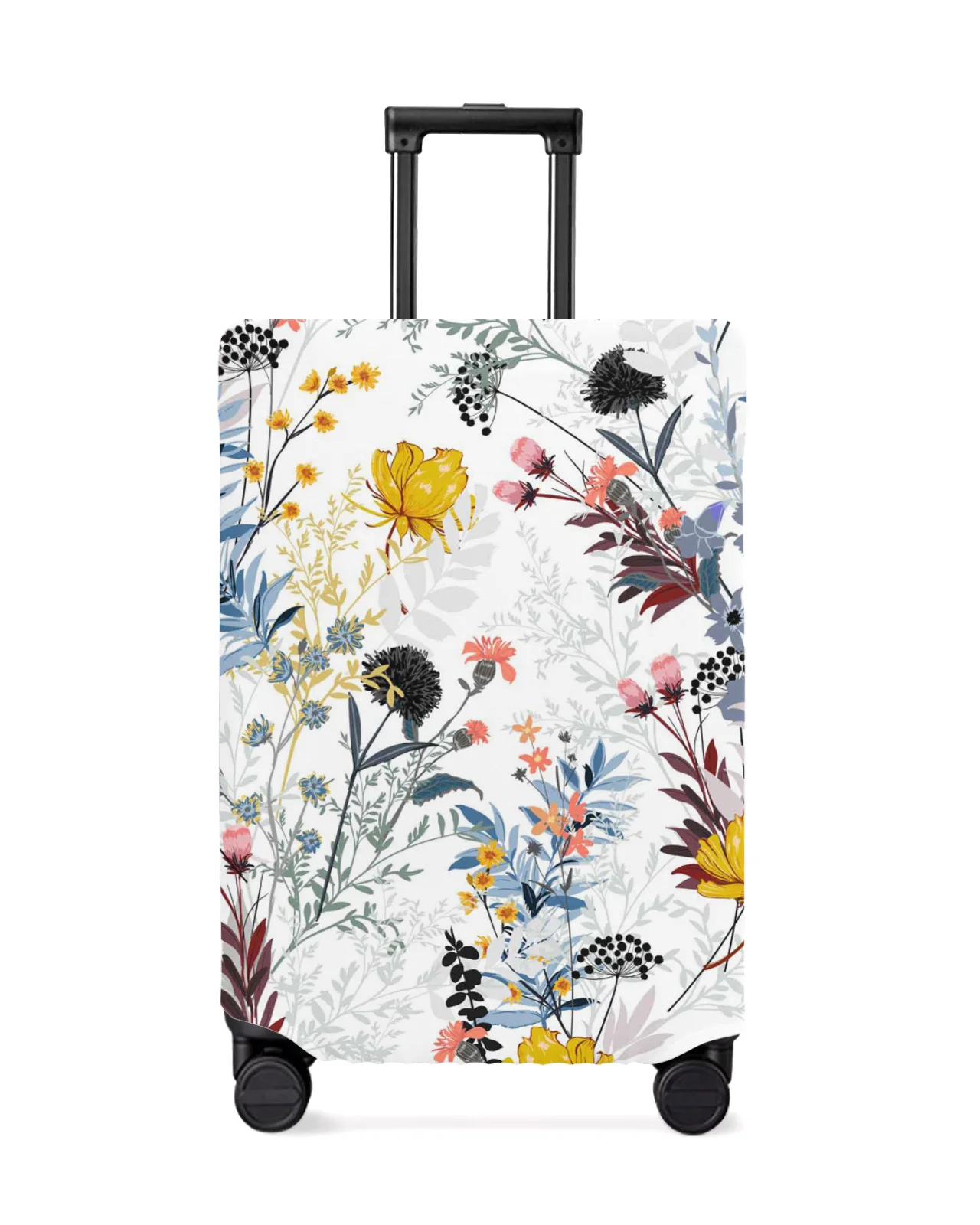 Flower Plant Dandelion Leaves Travel Luggage Protective Cover for Travel Accessories Suitcase Elastic Dust Case Protect Sleeve