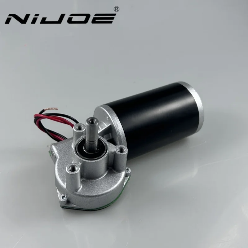 63mm  DC24V 2-24m/min High Torque High Speed Worm Gear Engine Permanent Magnet Electric DC Motor