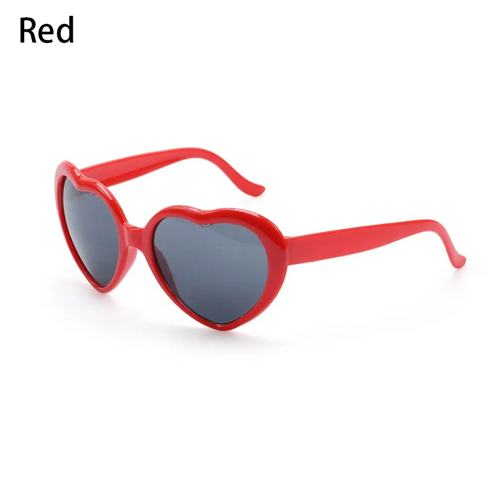Fashion Long-lasting Durable Heart-shaped Heart Diffraction Glasses Lights Become Love Image Special Effect Glasses