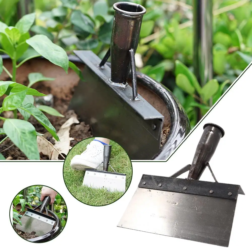 

Multi-Functional Garden Cleaning Shovel Head Pig Farm Manure Coop Shovel Weeding Shovel Pigeon Stainless Chicken Steel Gard Z1D7