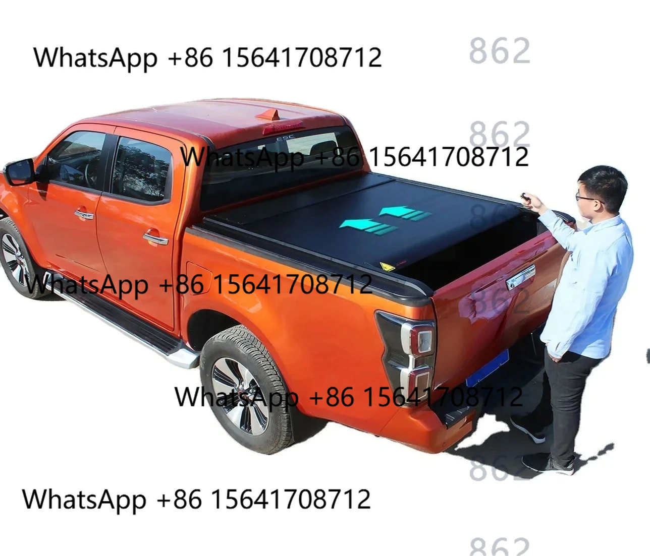 

Аксессуары для грузовиков, универсальный водонепроницаемый алюминиевый рольставней, электрический чехол для Hilux RENO 4, двери