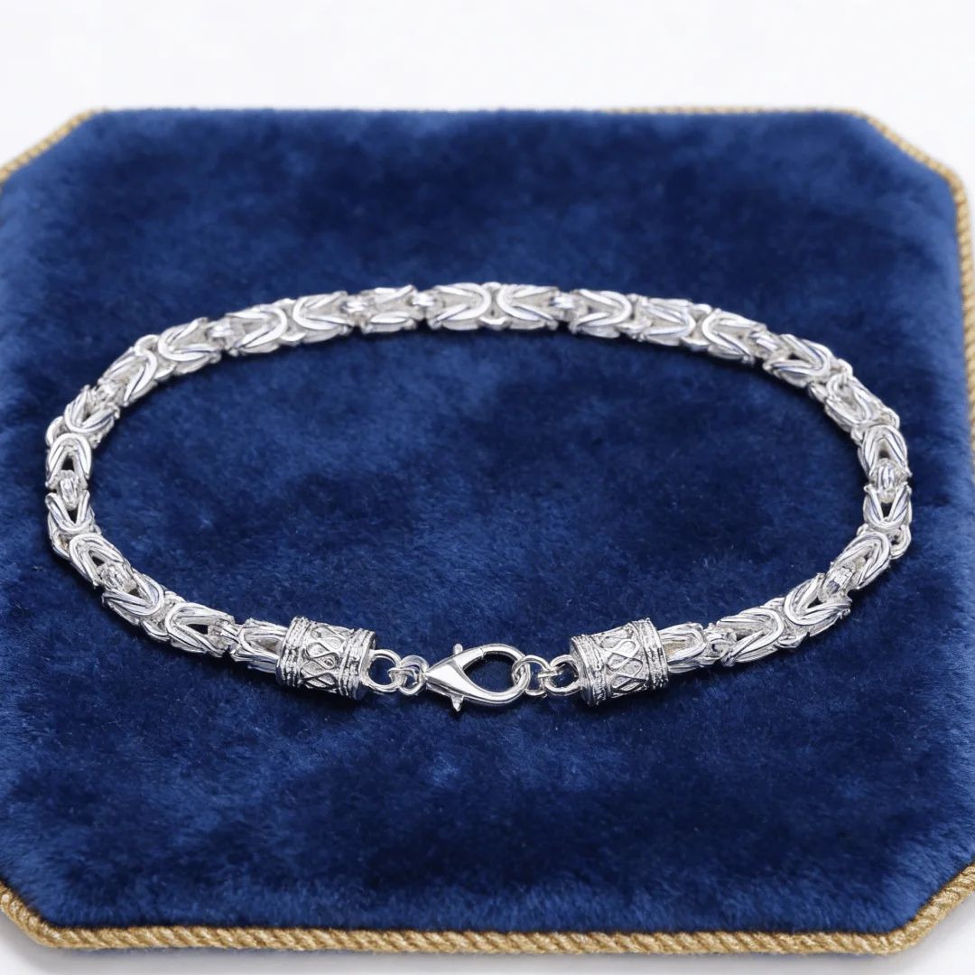 Hot y2k style 925 Sterling silver Bracelets Precious faucet domineering men's chain Wedding party Christmas Gift Fashion Jewelry