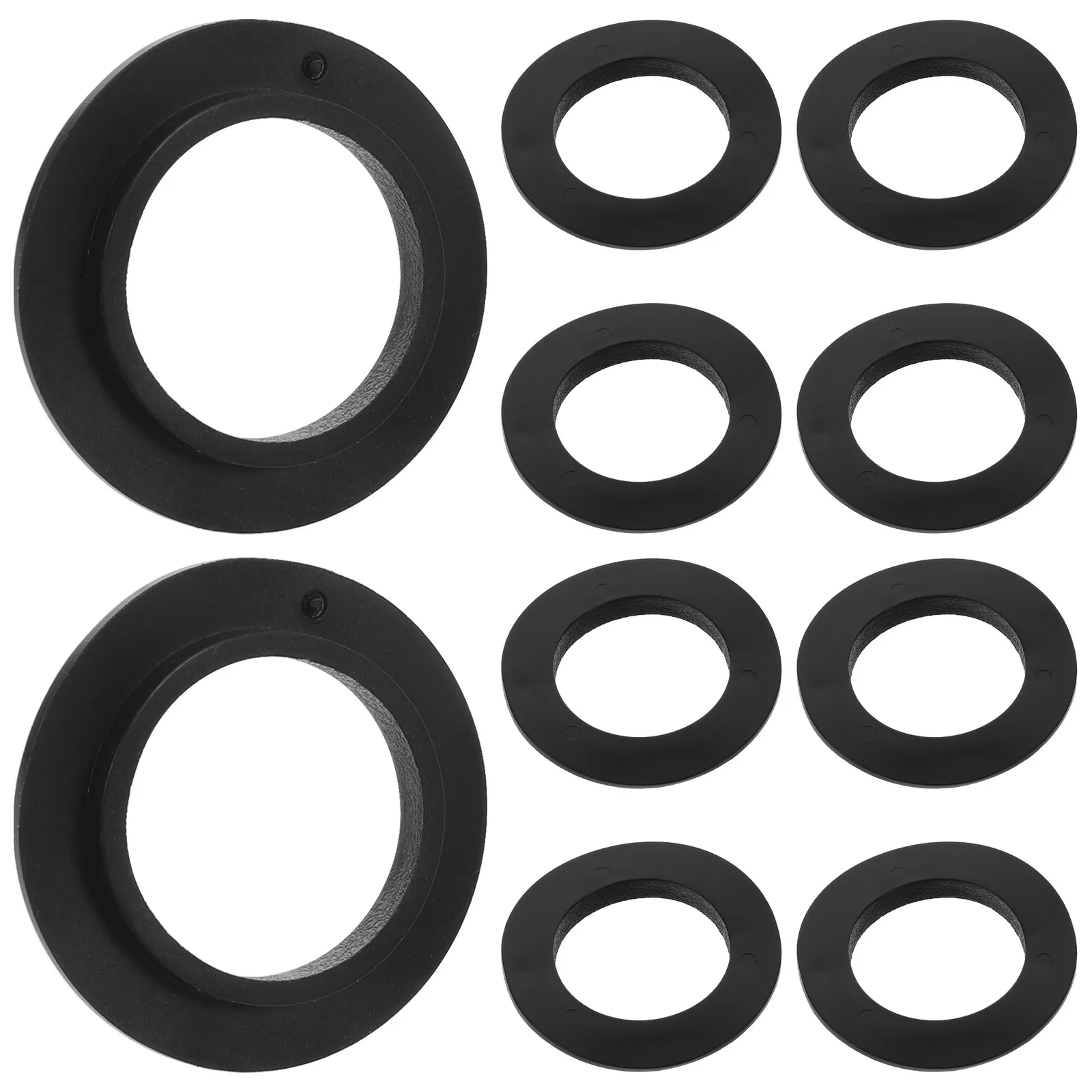 10Pcs Kitchen Sink Drain Plug Gasket Leakproof Flexible Basket Strainer Seal Waterproof Anti-Leakage Dry Cabinet Protection