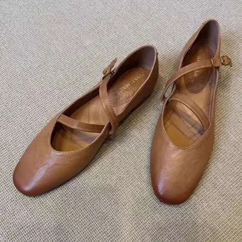 

Женские сандалии на плоской подошве, туфли Мэри Джейн, неглубокие балетки, повседневные лоферы, модельные прогулочные женские туфли