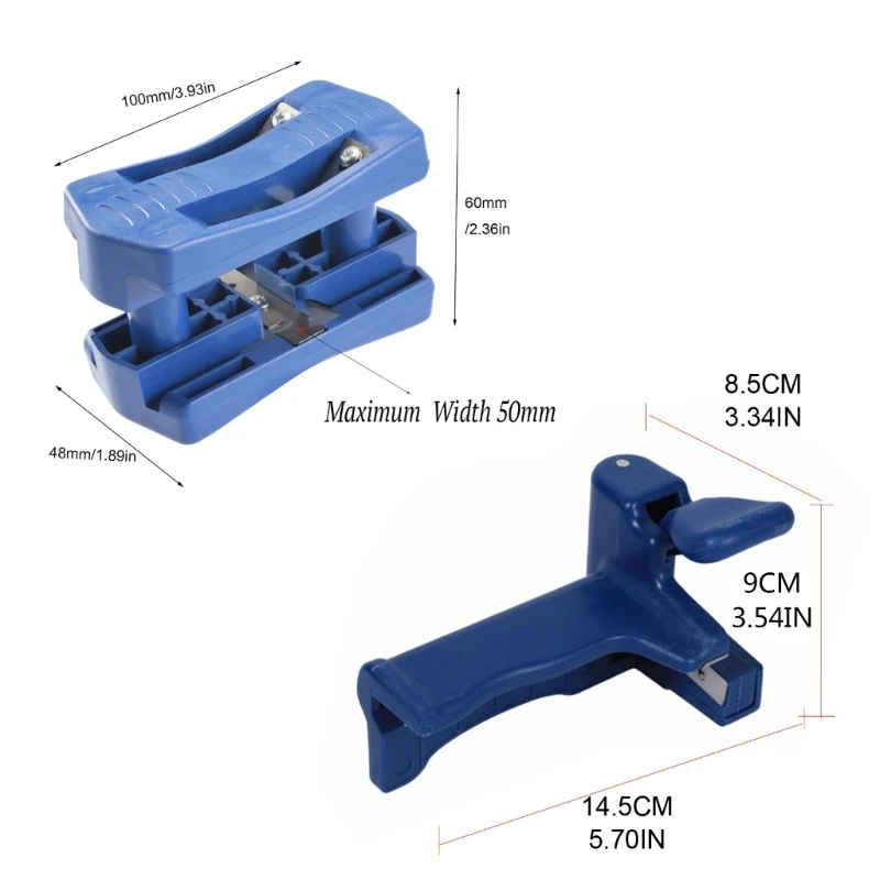 Recortadora bandas M6CF, Mini cortador Manual banda madera contrachapada PVC y plástico, melamina