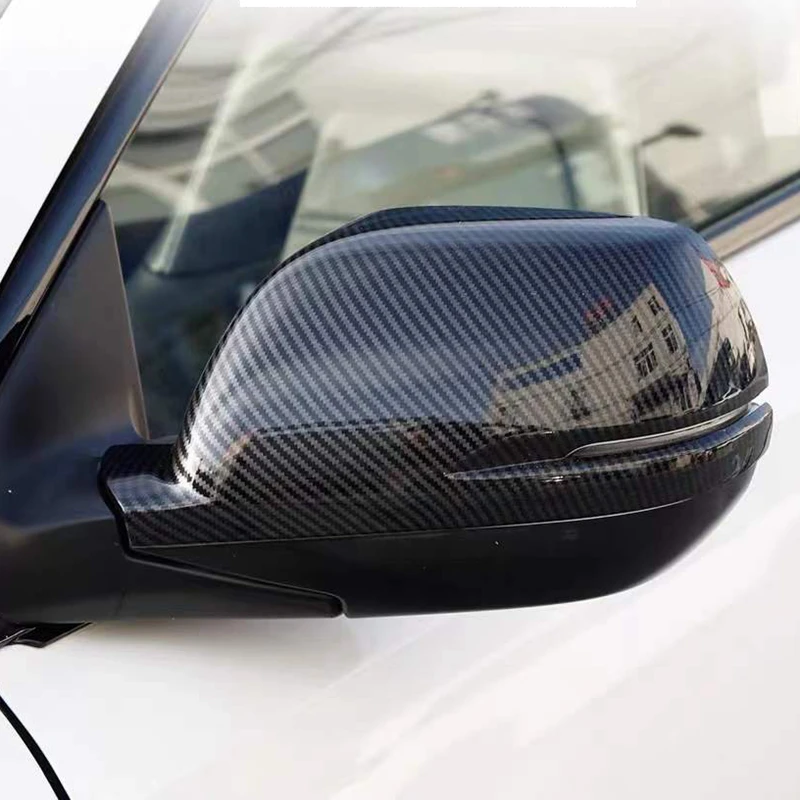 2pcs/set ABS Carbon Fiber Style Side Door Wing Rearview Mirror Cover Trim For Honda CRV CR-V 2017 2018 2019 2020 2021