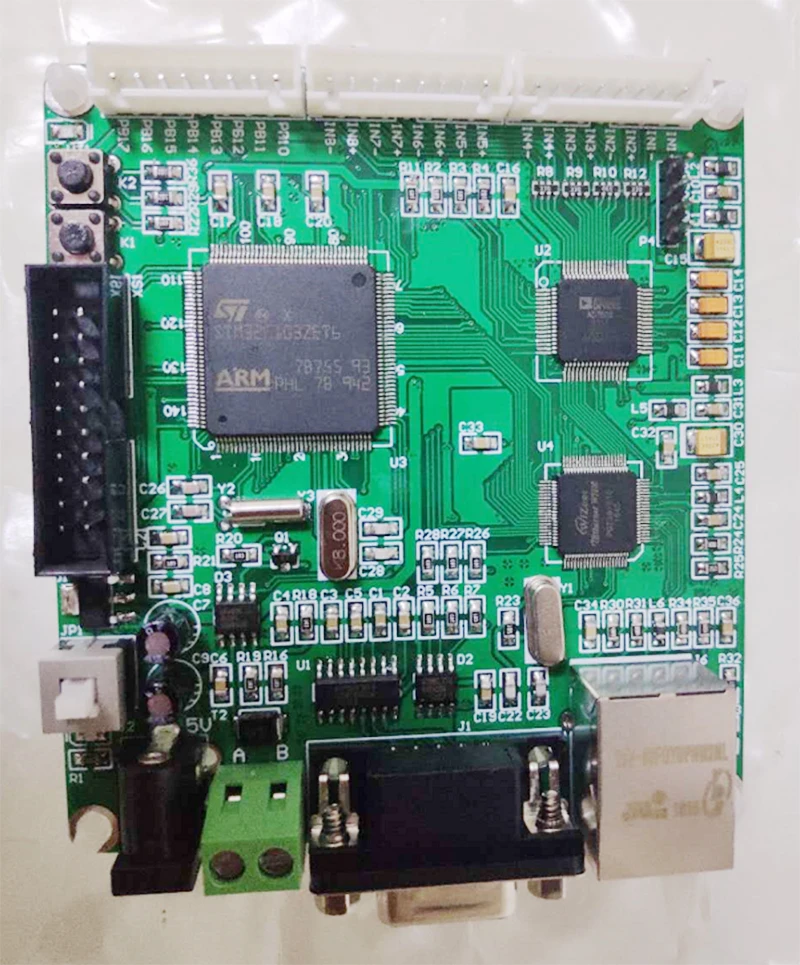 

ADC acquisition board AD7606 16-bit 8-channel STM32F103/407 Ethernet communication