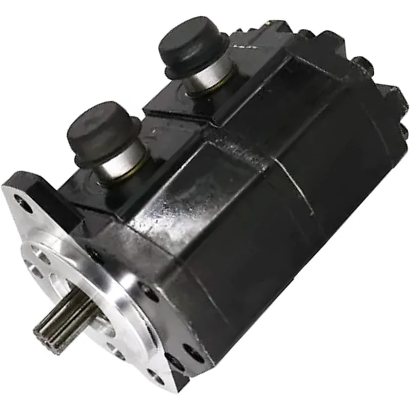 Hydraulic Double Gear Pump 6687864 Compatible for Bobcat S130 S150 S160 S175 S185 S205 Skid Steer