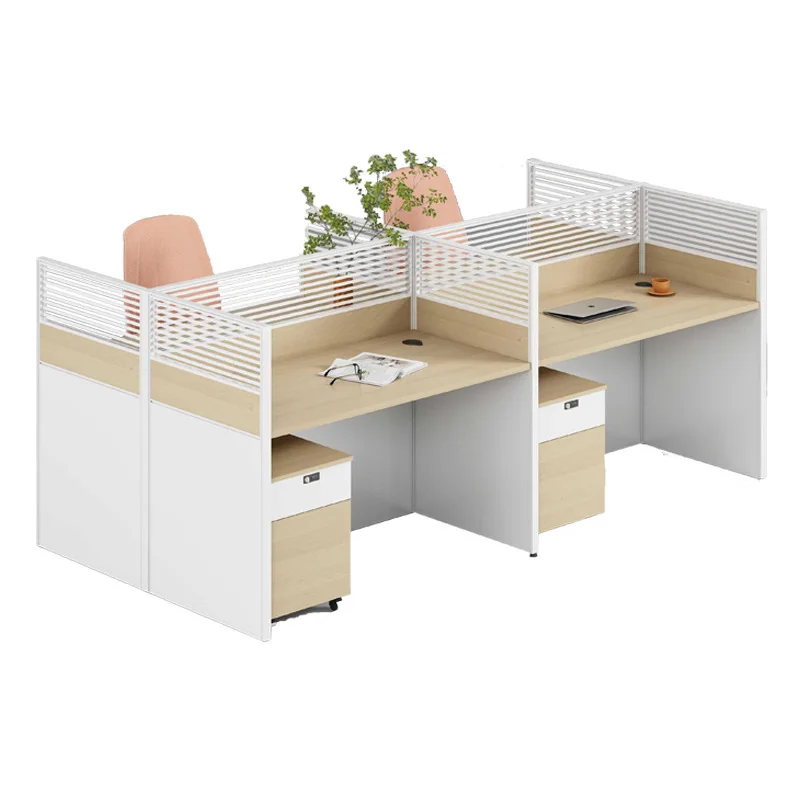Partition card slot combination staff table modern simple 4 person screen desk board type 8 person staff computer desk