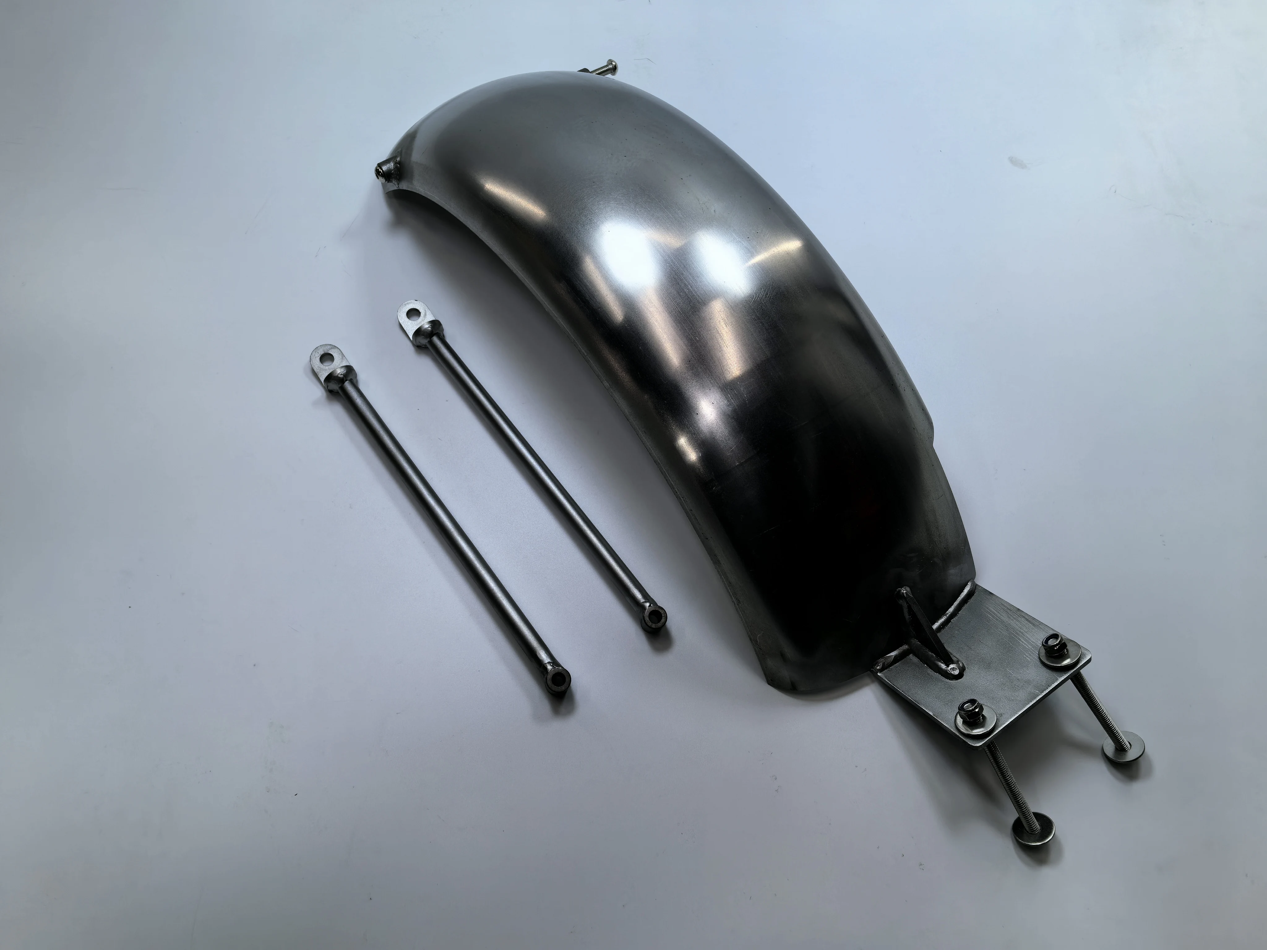 Motorcycle Rear Fender Plate Mudguard Guard Flap Cover Iron W/ Bracket For HONDA VT750 SHADOW 400 750 1997-2003