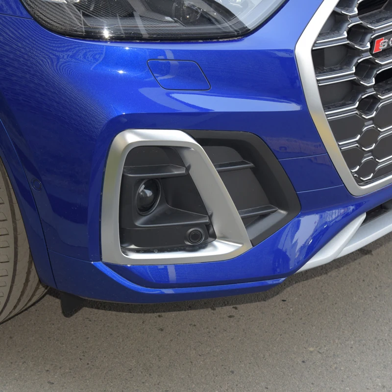 SQ5 Style ABS Auto Front Bumper Down Grille Fog Light Lamp Frame Grill for Audi Q5 Q5L Sportback 2021 - 2024 Car Accessories