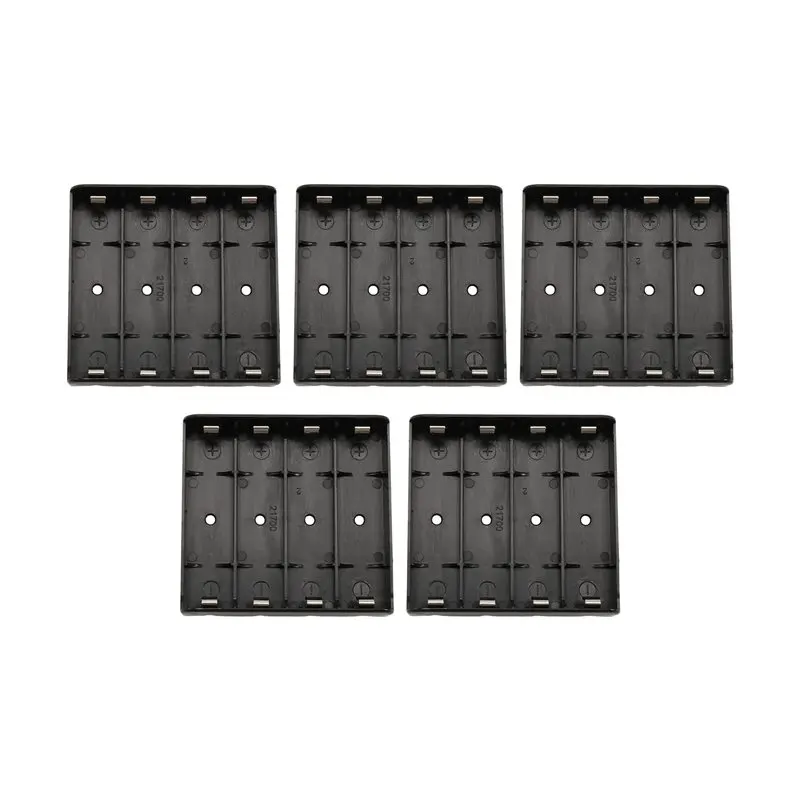 4X 21700 Battery Holder Storage Box Case ABS Fireproof Power Bank Cases Slot Batteries Container With Shrapnel Highly Recommende