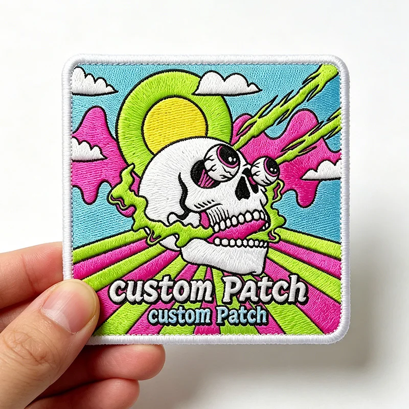 Custom Embroidered Patches&DIY Badges–Iron-On or Hook&Loop–Woven,PVC,Chenille–Create Your Own Logo Patch Personalized Design