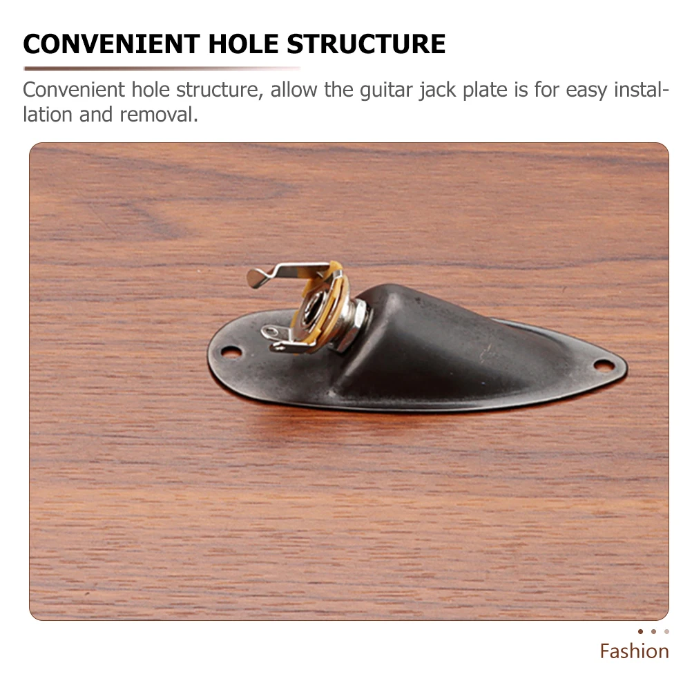 

Guitar Accessory Set Output Jack Socket Electric Plate Jackplate Plates Component