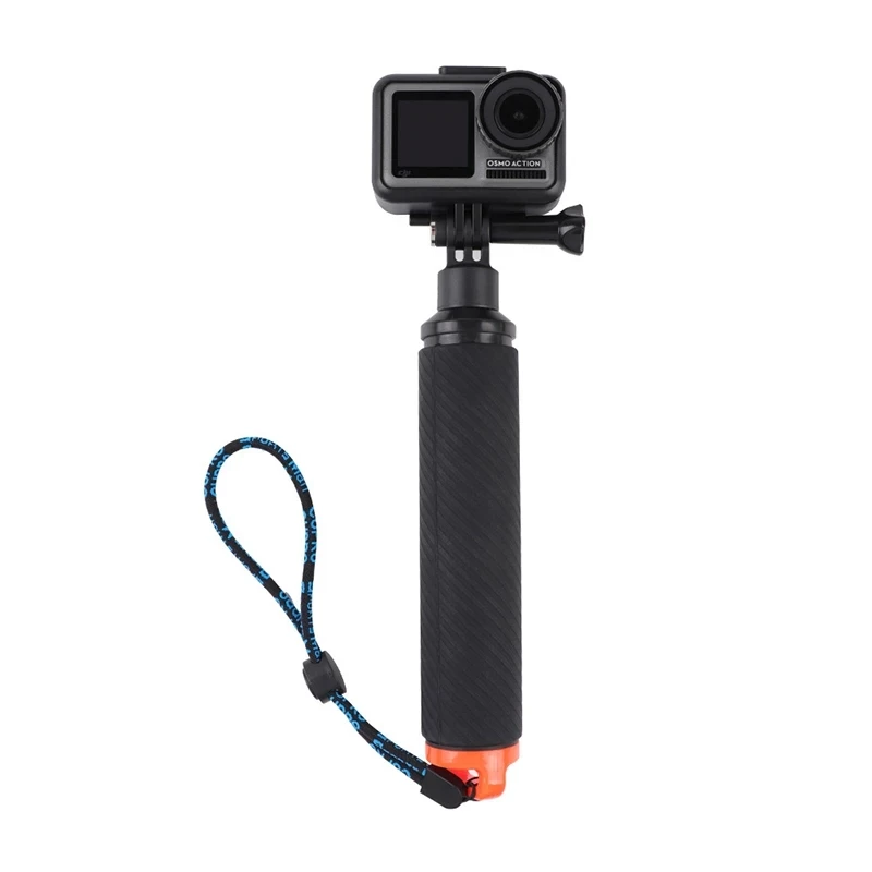 2 in 1 Shutter Pistol Trigger Float Handle Grip Diving Handheld Selfie Stick Set For Gopro 7 6 5  DJI Osmo Action Camera