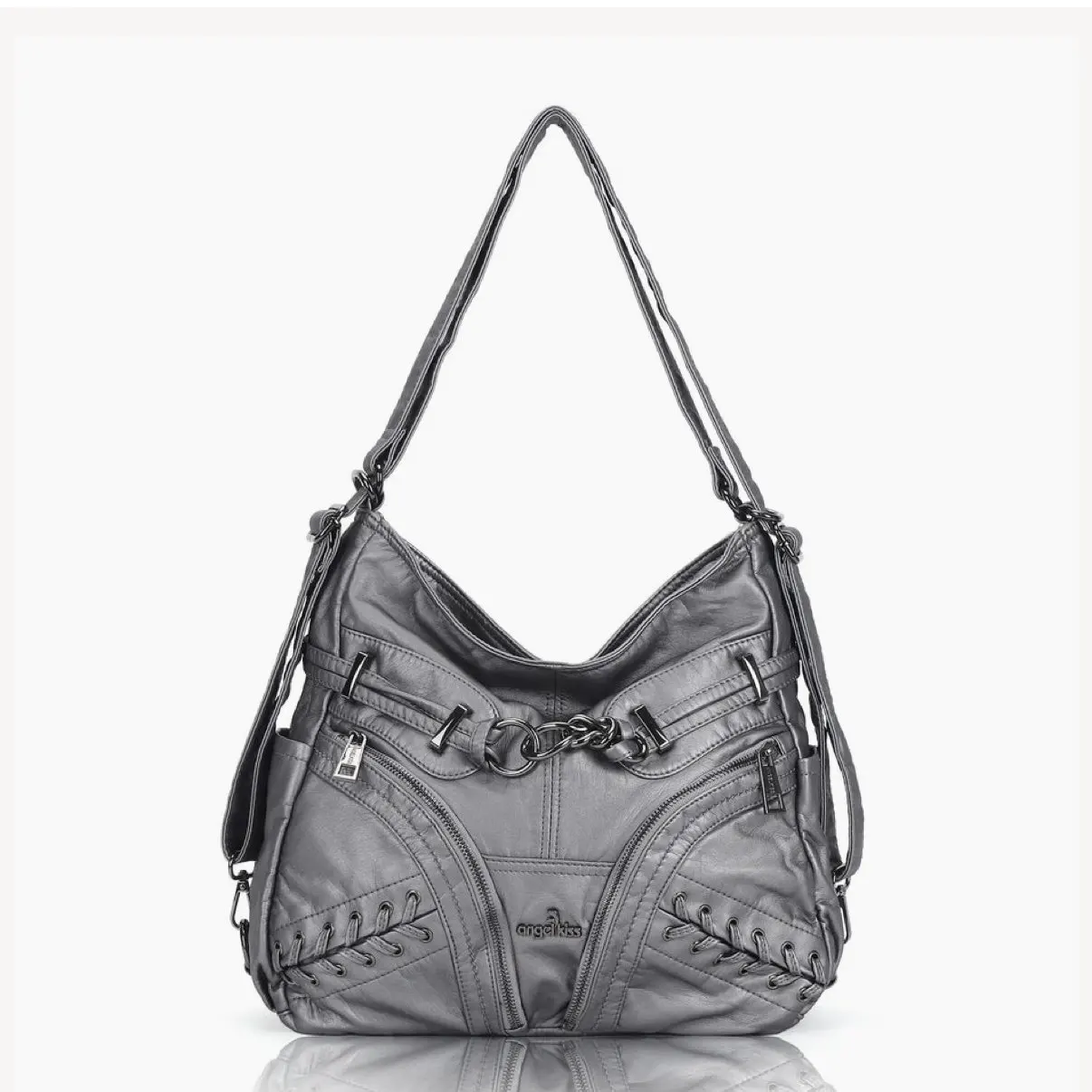 

Сумка Angel Kiss, женские сумки, сумка с верхней ручкой, сумка на плечо из искусственной кожи, винтажная сумка для пельменей, сумки на плечо с несколькими карманами, кошелек