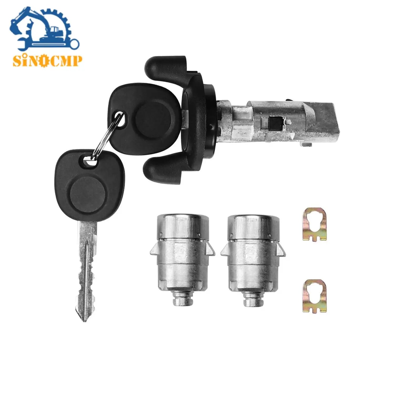 

Цилиндры замка двери с выключателем зажигания для Chevrolet Silverado Tahoe Astro Express 1998-2005, автомобильные аксессуары