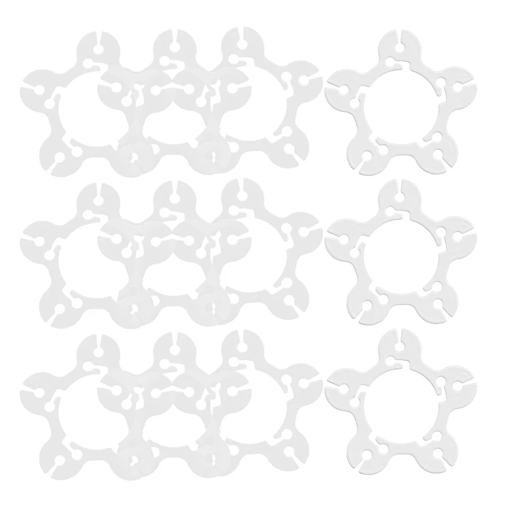

150pcs Balloon Arch Buckles Soft Plastic Transparent Clips for DIY Flower Shape Balloons Party Weddings Celebrations