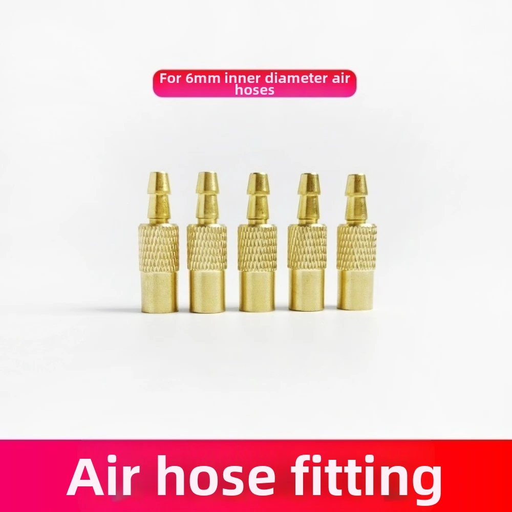 Brass Material Air Chuck Connector Universal Fit Quick Release Valve Tire Inflator Nozzle Clip Type Design 1Pc Pack