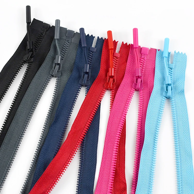 

2/5/10Pcs 5# Resin Zippers 15/18/25cm Close-End 40-80cm Open-End Sewing Bag Clothes Jacket Tent DIY Garment Zip Repair Accessory