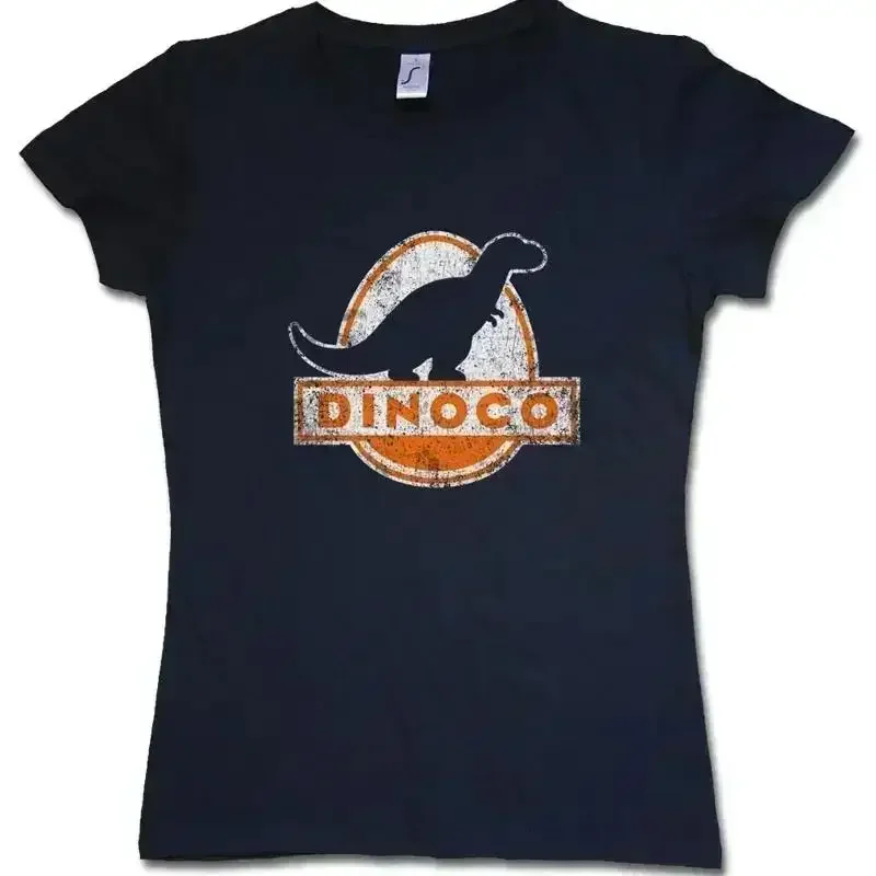 DINOCO LOGO II WOMAN T shirt Oil Company Petrol Gas Station Toy cars story