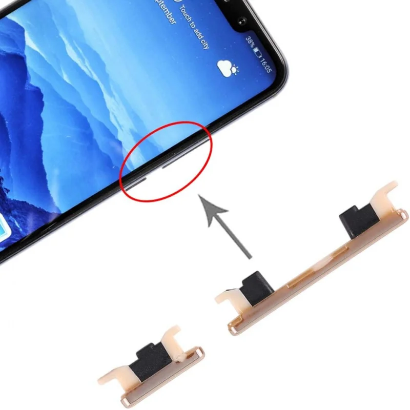 إصلاح المفاتيح الجانبية لملحقات الهاتف الخليوي Huawei Mate 20 Lite (اللون: أزرق)