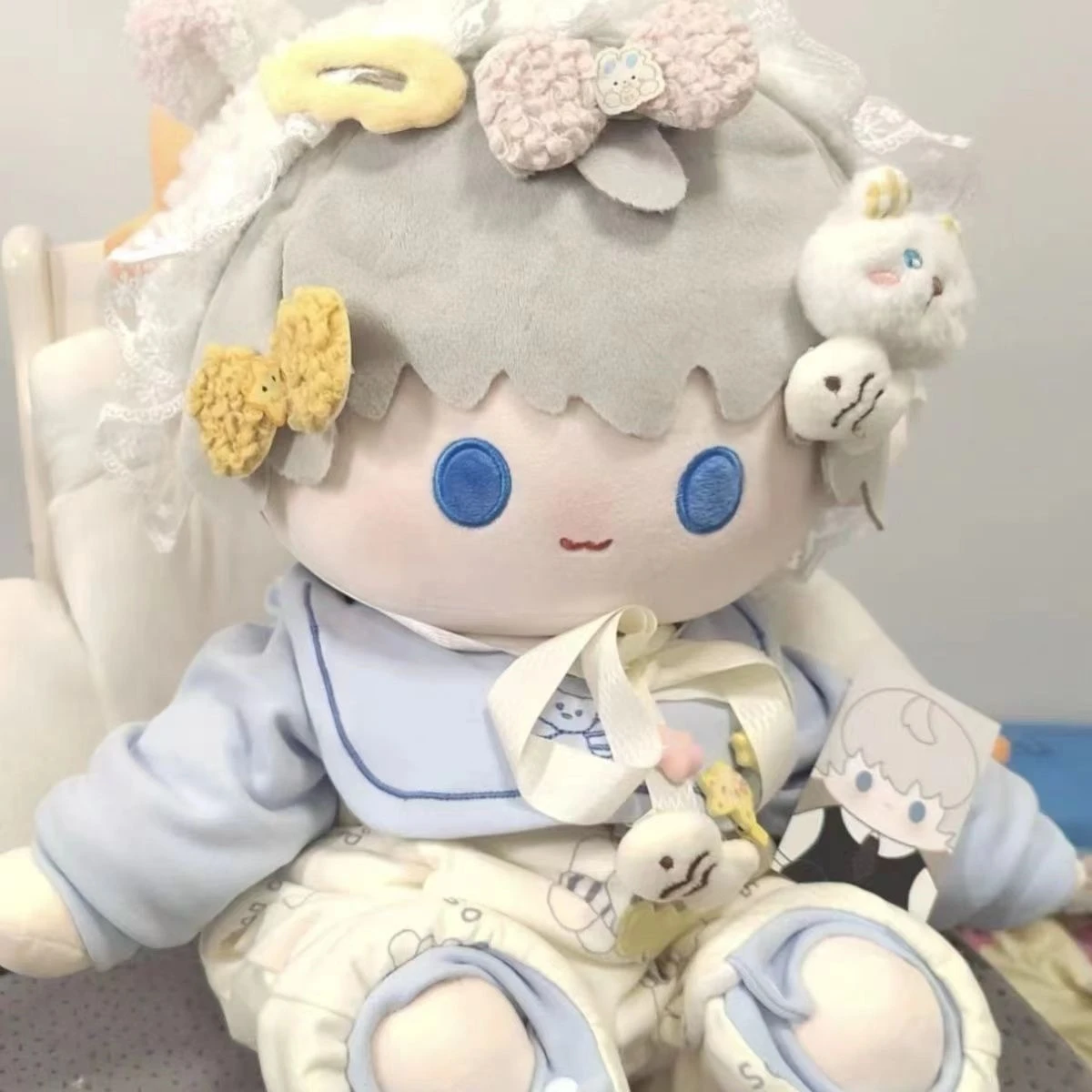 

Love and Deepspace Rafayel Zayne Xavier Cosplay 40cm Naked Baby Furry Maumet Cartoon Anime Puppet Cotton Doll Wool Ambitus Gift