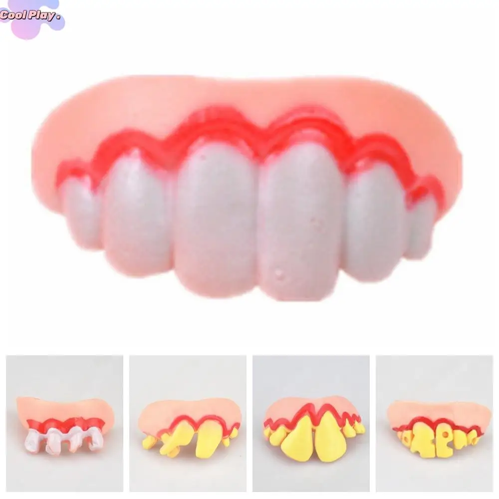 

Practical Jokes Denture Gags Funny Dentures Shocker Rubber Ugly Teeth Trick Toy Scary Ugly Fake Teeth Novelty Gadgets