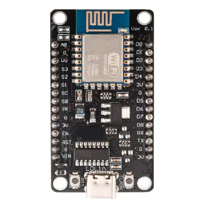 

Хорошо изготовленный беспроводной модуль Nodemcu V3 CH340 V2 Lua на базе ESP8266 ESP-12E WIFI Плата разработки Iot Type-C